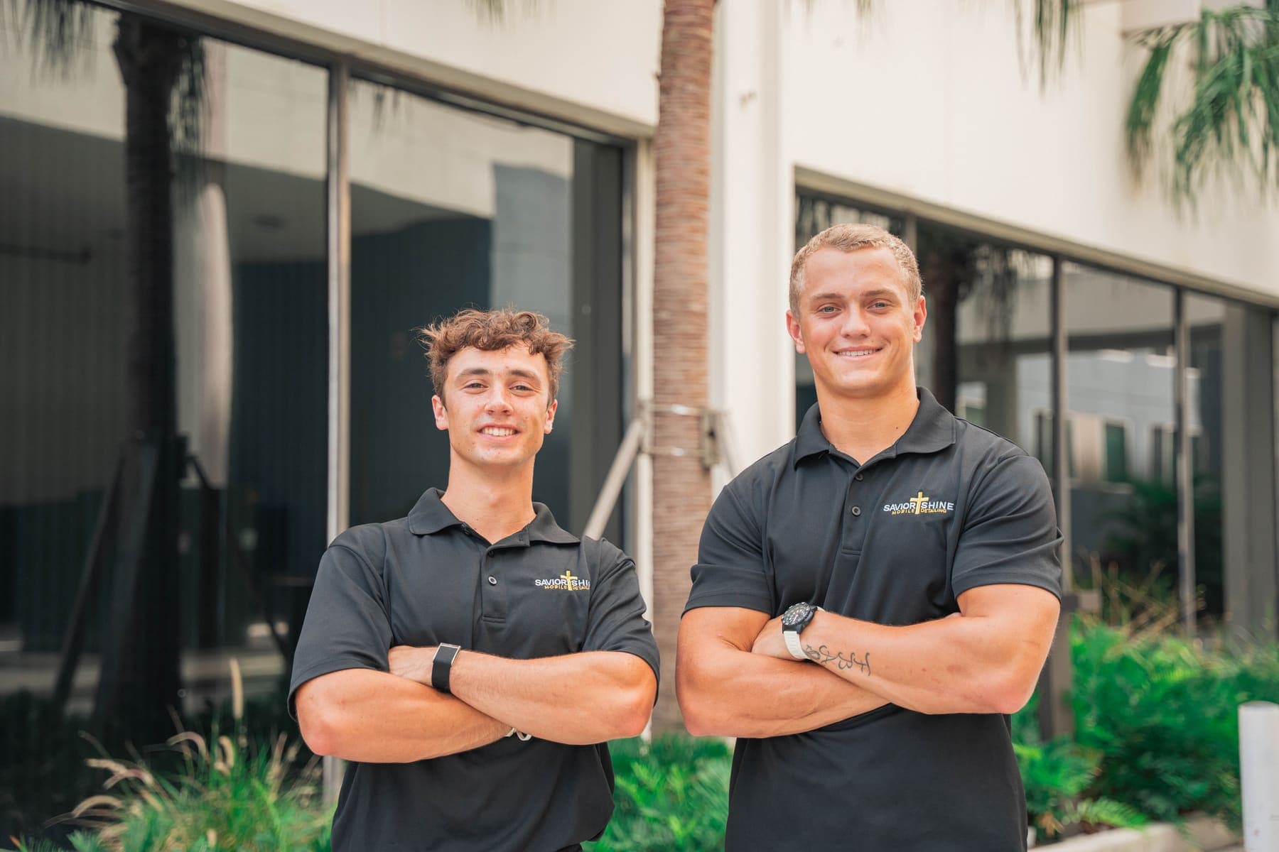 Joseph Haubrich and the Savior Shine team